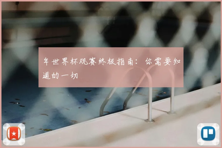年世界杯观赛终极指南：你需要知道的一切